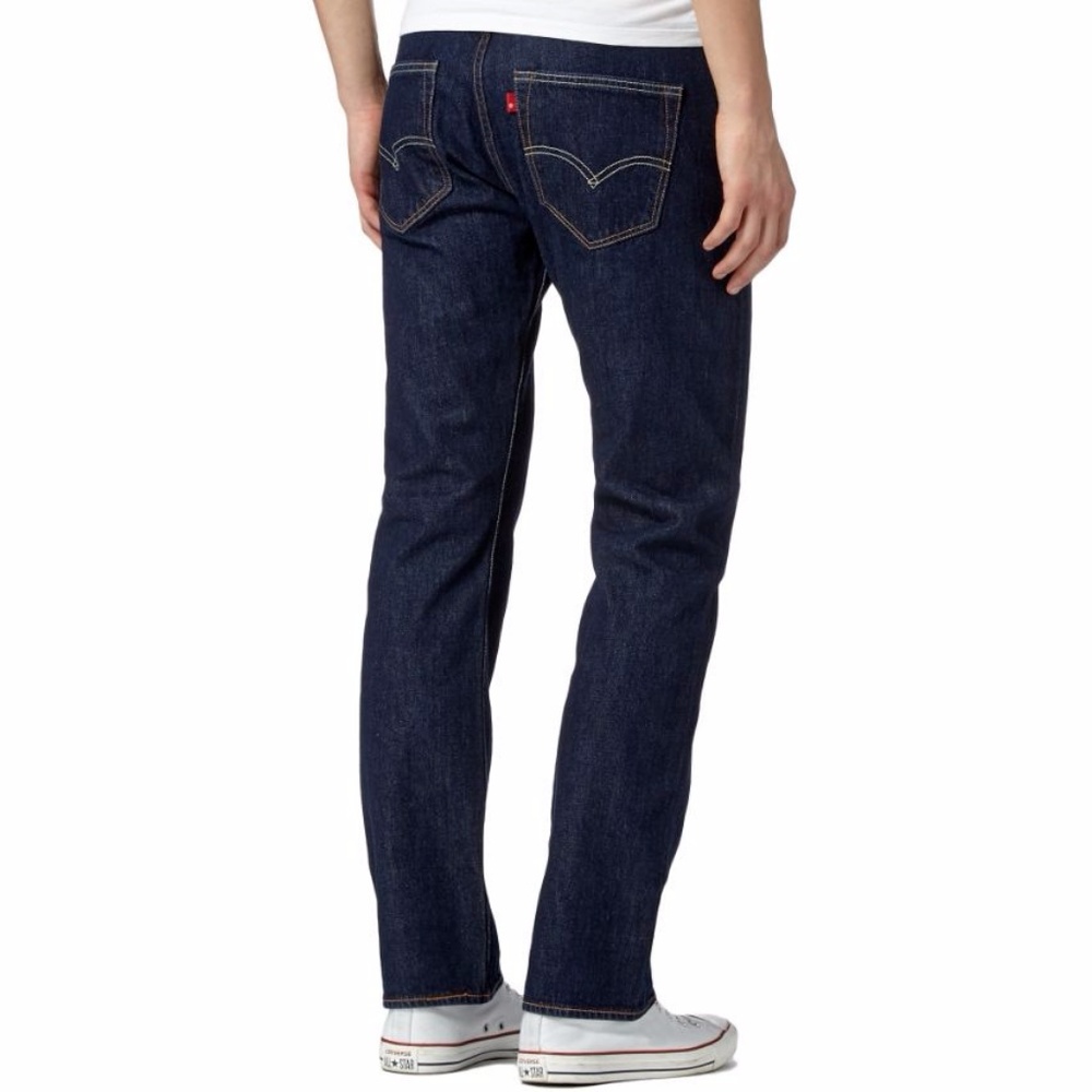 Levi's 501 Men's Straight Leg Blue Jeans Sz 30x30 - Picture 3 of 3